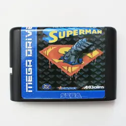 Смерть и Возвращение Супермена 16 бит Sega MD карточная игра для Sega Mega Drive для Genesis