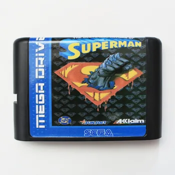 

The Death And Return Of Superman 16 bit SEGA MD Game Card For Sega Mega Drive For Genesis