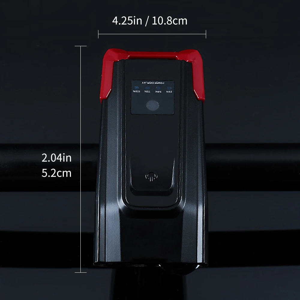 Заряжаемый от USB индукционный велосипедный звуковой сигнал Vertvie 4000 мАч