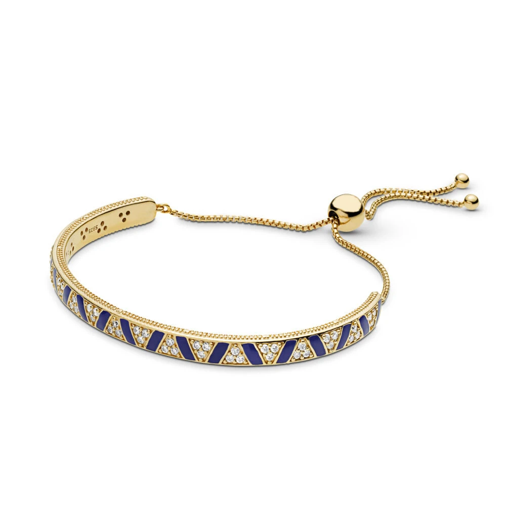 

2019 Summer 925 Sterling Silver Original Shine Exotic Stones & Stripes Europe Bracelet Fit Women Bead Charm Bangle DIY Jewelry