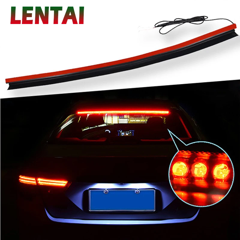 

LENTAI For Skoda octavia a7 a5 2 rapid Volvo xc90 Suzuki swift grand Cadillac 1PC Car High Mount Brake Tail Light Stop Lamp 12V