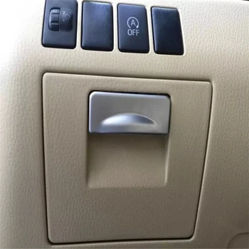 

WELKINRY car auto cover for Toyota Highlander Kluger XU50 2014-2017 ABS chrome console storage box container handle sticker trim