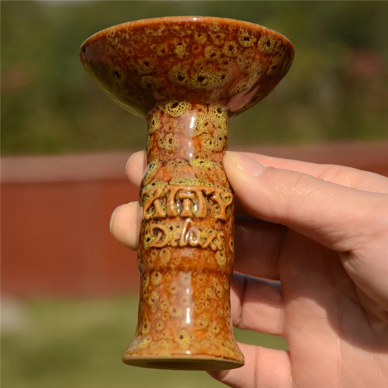 One Hole Phunnel Amy Shisha Random Color Ceramics Hookah Bowl Head For