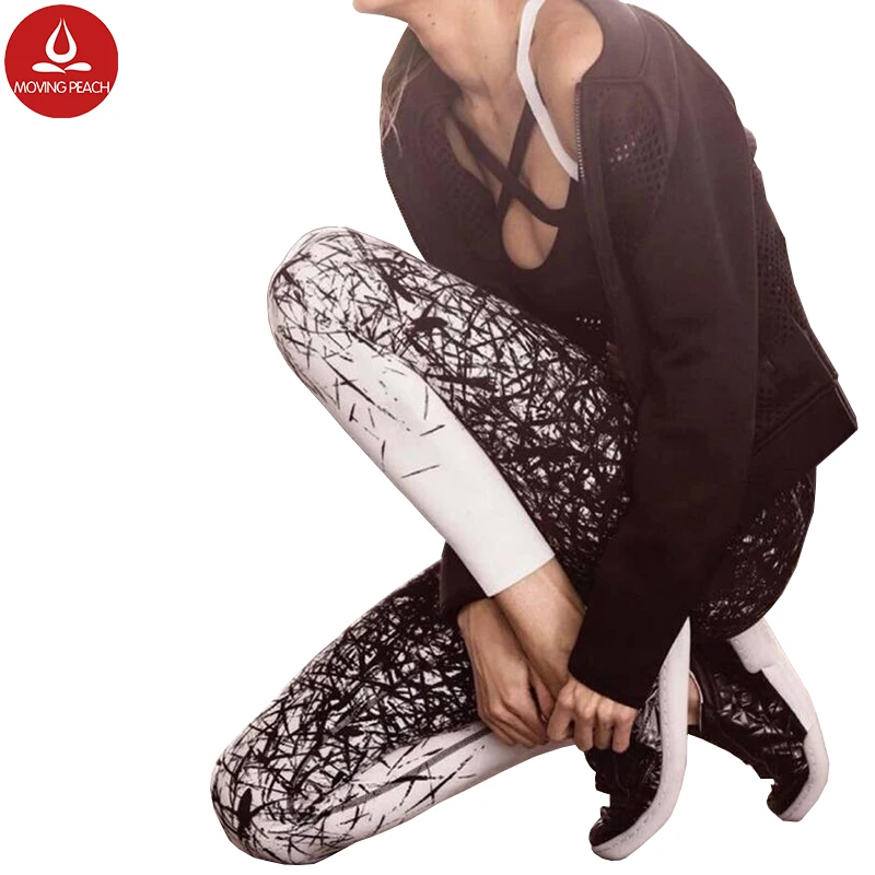 Women Ballerina Yoga Pants Sport Leggings High Waist Fitness Cross Yoga