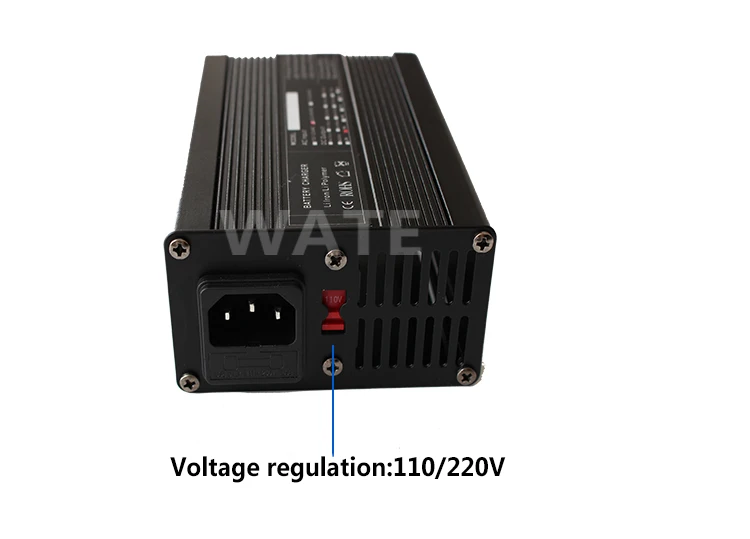 Зарядное устройство 87,6 в 3 А, 24S 72V 76,8 V, батарея для электровелосипеда LiFePO4, умное зарядное устройство для электровелосипеда, батареи из алюминиевого сплава с вентилятором