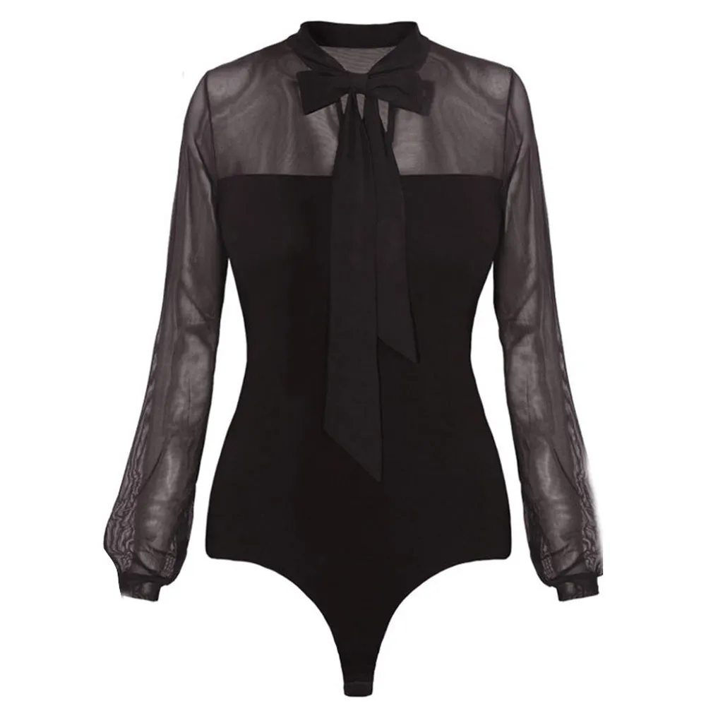 Buy JAYCOSIN strappy bodysuit Women Transparent Tops