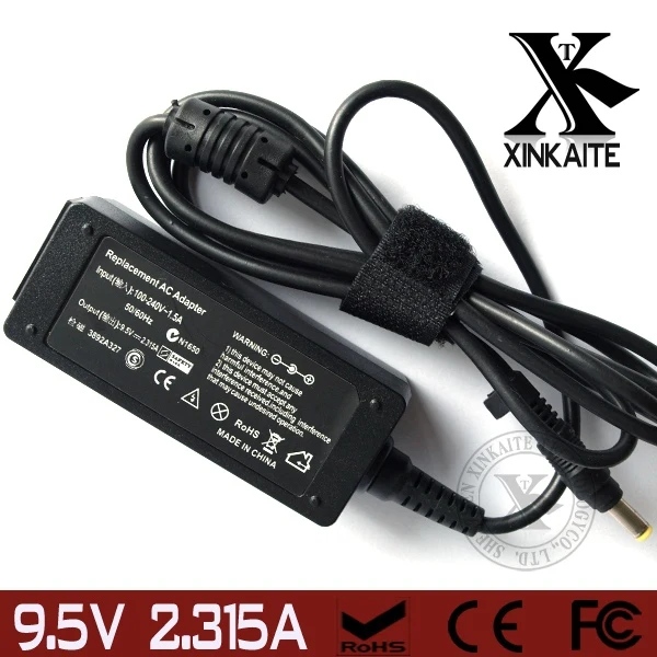 Laptop AC Adapter Charger 9.5V 2.315A 22W for ASUS Eee PC 700 701SD 2G