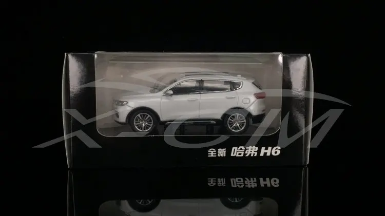 Литая под давлением модель автомобиля Great Wall все новые Haval H6 1:43 может оттягивать назад(белый/красный логотип)+ маленький подарок