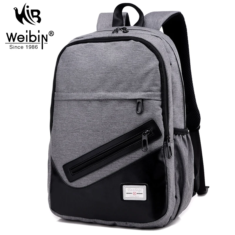 Weibin Men s font b Backpack b font Men Nylon font b Backpacks b font School