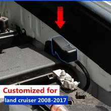 Car Battery Anode Protection Cover For Toyota Land Cruiser Prado FJ 150 J200 Accessories 2010 2011 2012 2013 2014 2015 2016 2017
