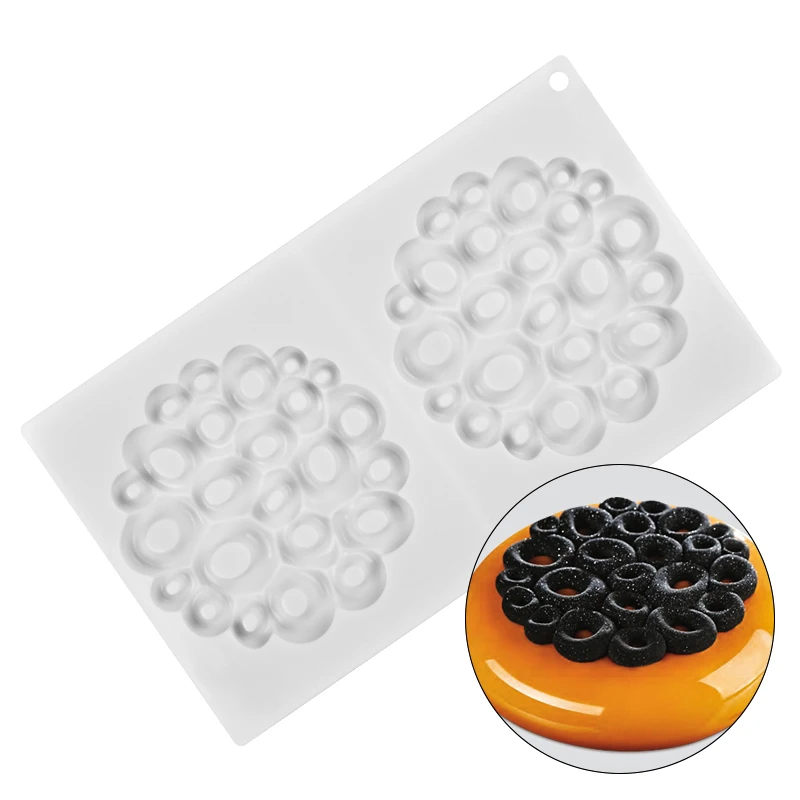 

3D Cake Decorating Mold Lace Surface Silicone Cakes Molds Mousse Chocolate Brownie Dessert Pan For Baking Tools