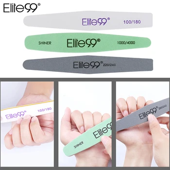 

Elite99 100/180 Buffer Sanding Polishing Manicure Nail Files 220 240 Nail Art Manicure Pedicure Tools 1000 4000 Nail File