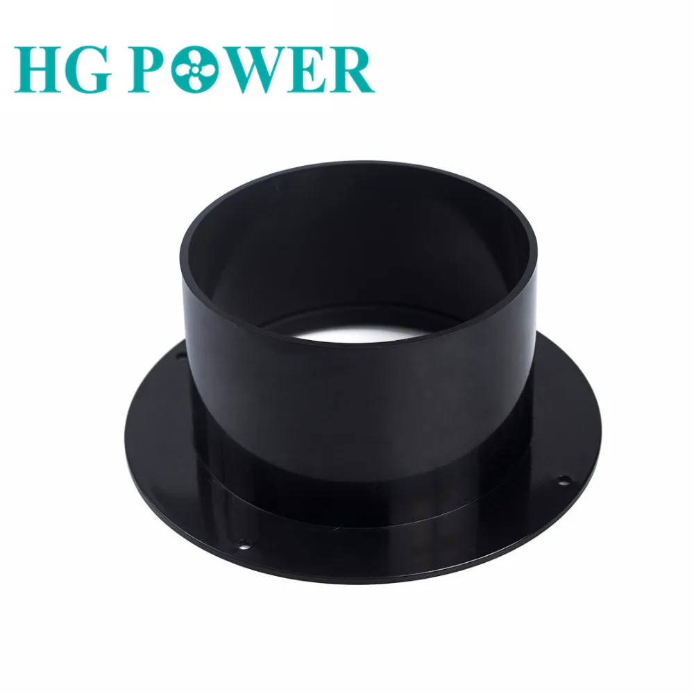 100/125/150mm ABS Straight Pipe Flange Ventilation Ducting Connector Wall Range Hood Adapter Ducting Connector for Exhaust Hose