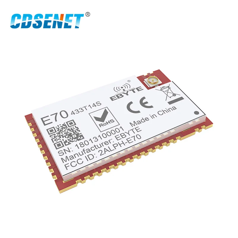 CC1310 433 МГц беспроводной радиочастотный модуль CDSENET E70-433T14S SOC SMD IOT радиочастотный передатчик приемник 433 МГц приемопередатчик