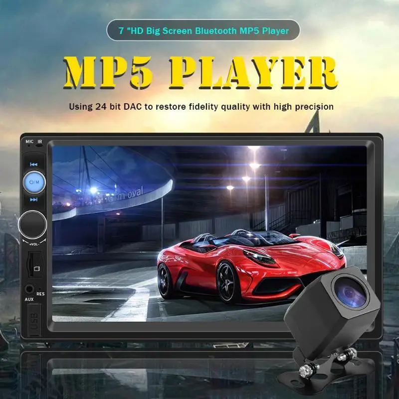 SWM T7010B автомобильный стерео Bluetooth USB FM радио аппаратная Пластиковая Электроника