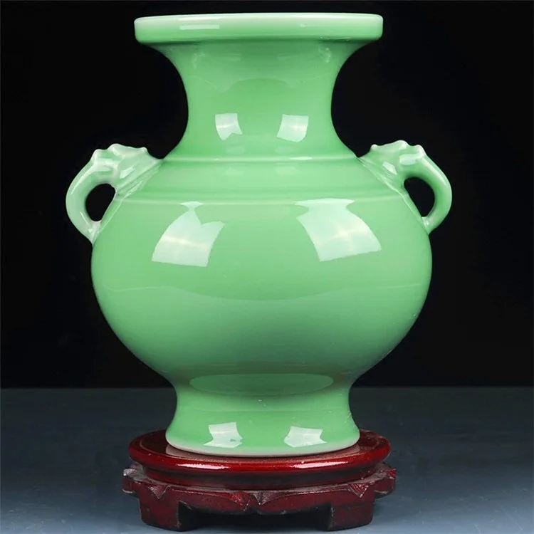 JDZ Jingde zhen Longquan керамическая Классическая антикварная ваза самодельная полка украшение комнаты
