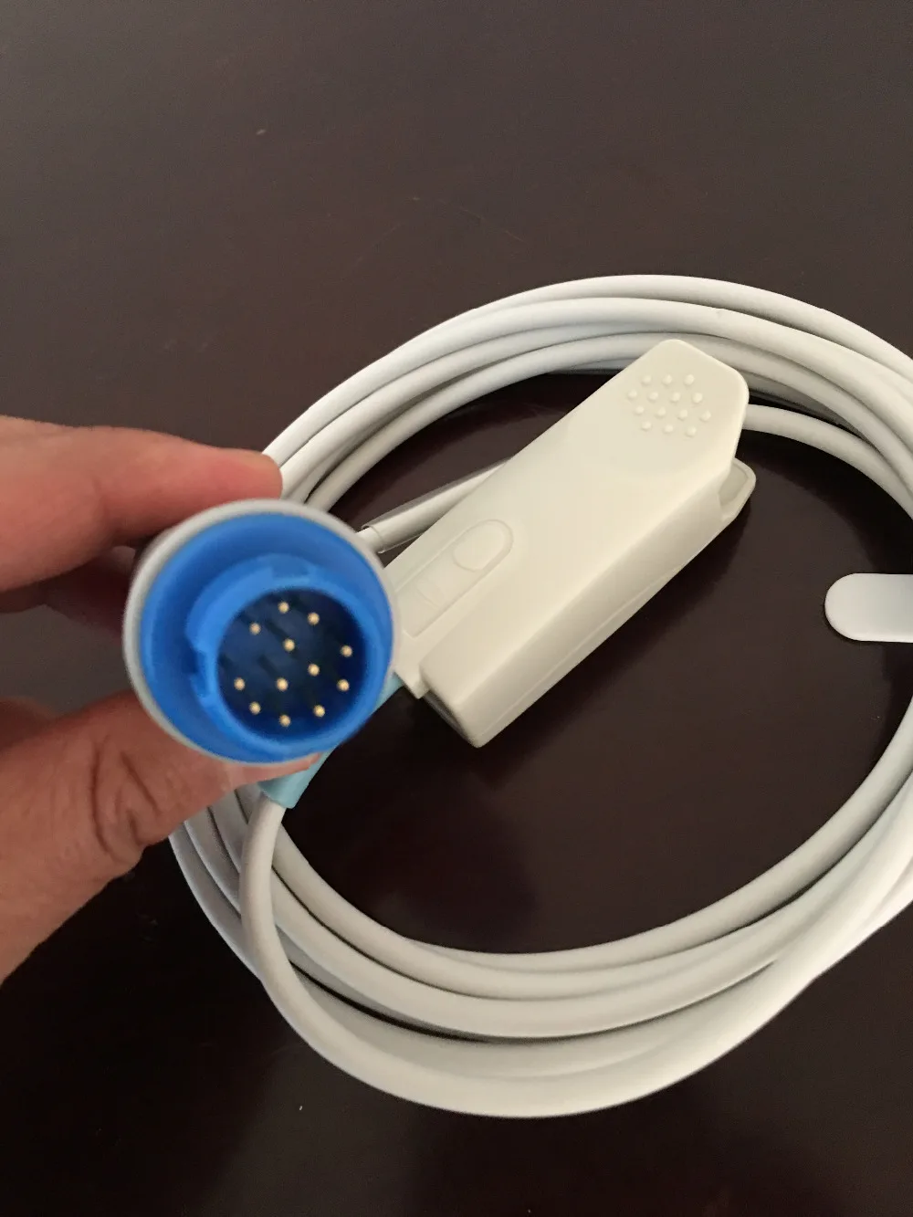 

Compatible New for HP/Philips M1190A/78352A Round 12PIN Adult Fingerclip Spo2 Sensor Oximetry Sensor Blood Oxygen Probe 3M
