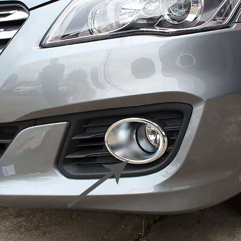 

Free Shipping High Quality ABS Chrome Front Fog lamps cover Trim Fog lamp shade Trim For Suzuki Alivio