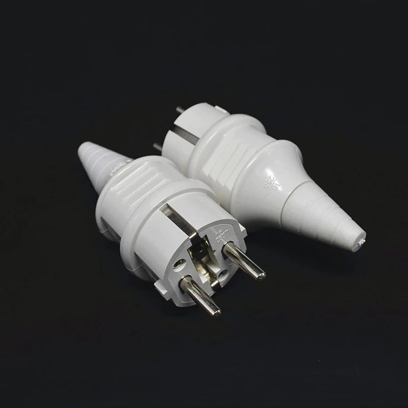 5 шт. Германия 2 контакты Elcectrical AC 16A 250 В ЕС Мощность кабель-Мощность Plug