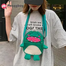 Женская мини-сумка через плечо с рисунком из мультфильма, женская маленькая Холщовая Сумка через плечо, женская сумка на молнии, кошелек из ткани, сумка для мобильного телефона