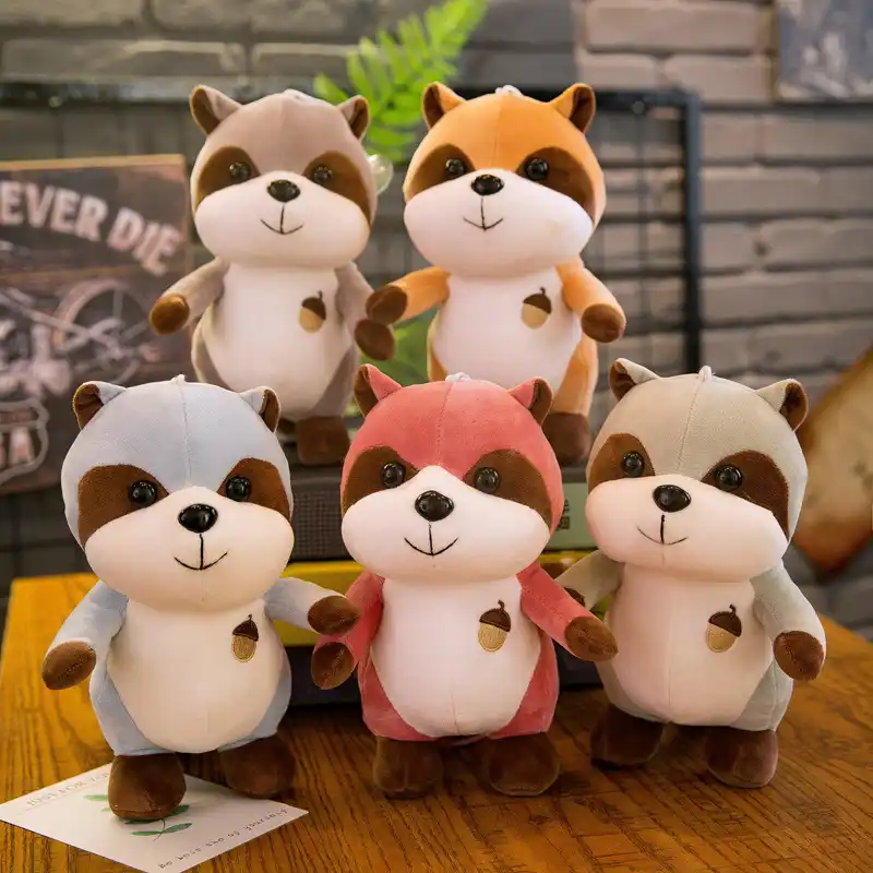 small raccoon stuffed animal