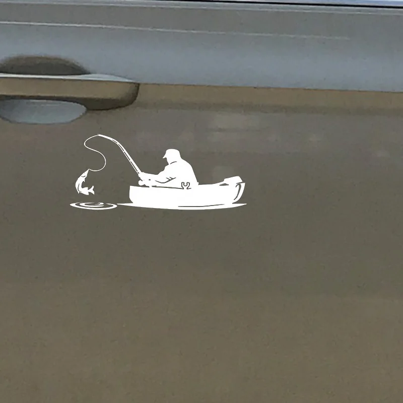 1pc SEEYULE Fishing on Boat Fisherman Car Stickers Styling Vinyl Decal Boat Cover Car Acessories Decoration 15cm x 6.5cm 1pc SEEYULE Fishing on Boat Fisherman Car Stickers Styling Vinyl Decal Boat Cover Car Acessories Decoration 15cm x 6.5cm