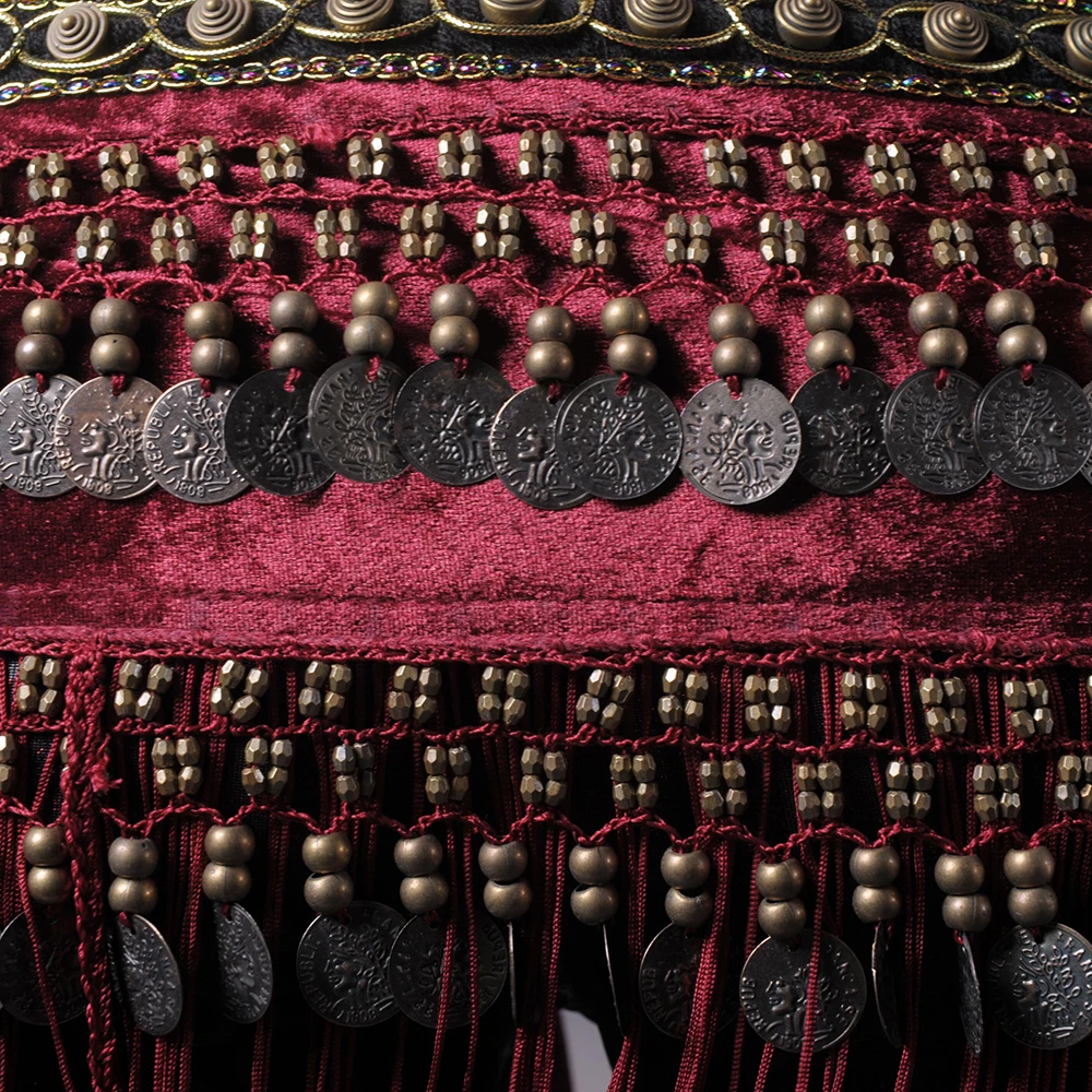Аксессуары для танцевальной одежды 3 цвета|belly dance coin belt|coin belttribal belly clothing |