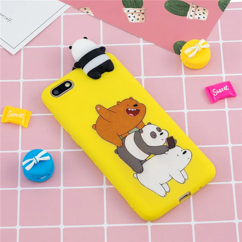 Honor 7A 8A Silicone Case on sFor Huawei honor 7A DUA-L22 Case for Huawei Y5 Prime 2018 Y6 Prime 2019 Cover 3D Soft Phone Cases cute phone cases huawei