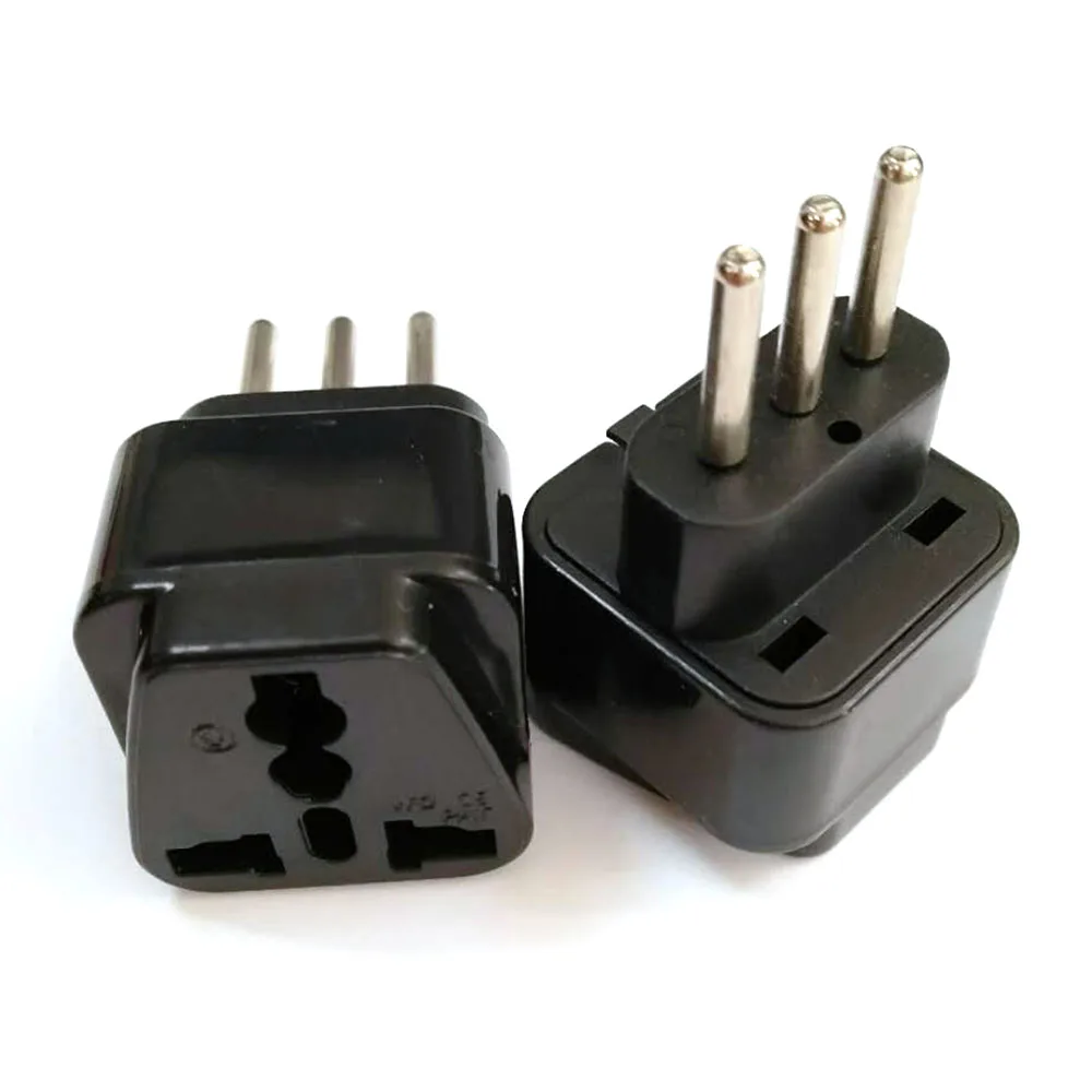 

Universal UK/US/EU/AU To Italy Uruguay Syria 3 pin Travel Power Adapter Plug Charge Converter Wall Plug