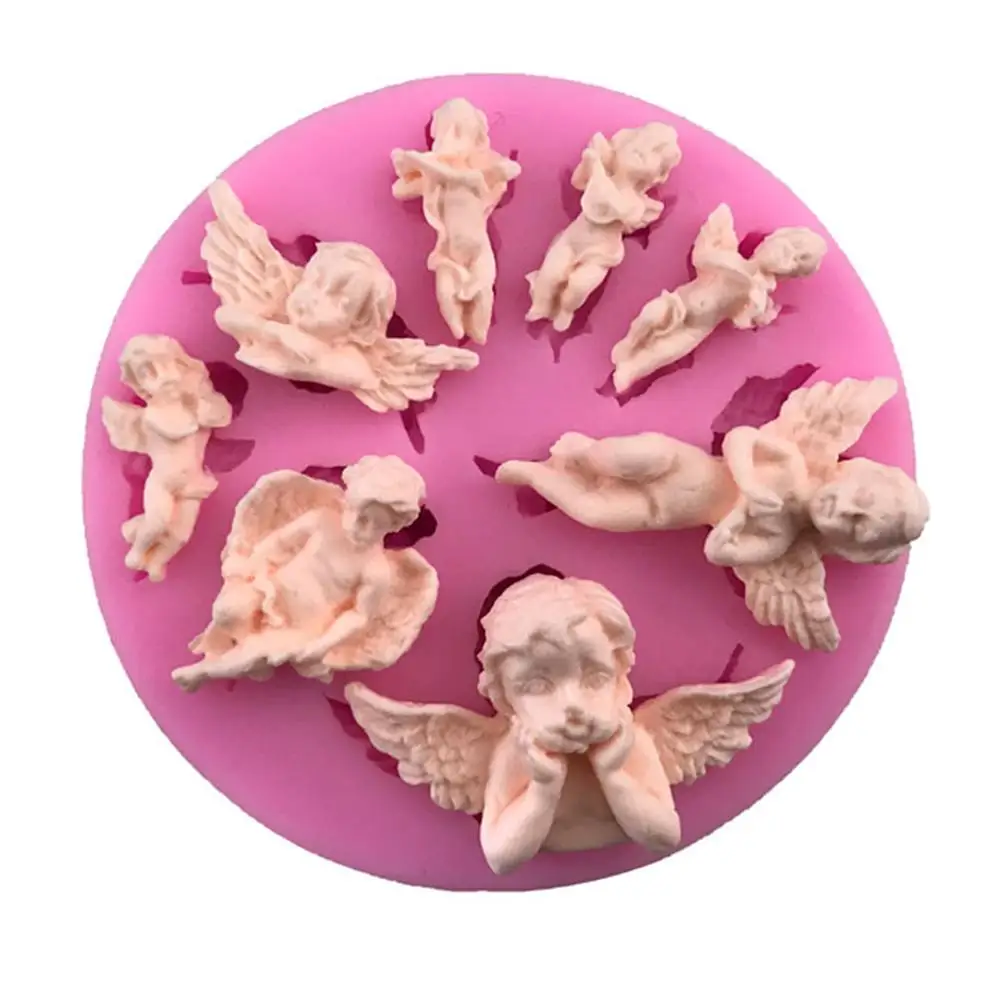 Angel Baby Silicone Mold Chocolate Molds Fondant DIY Cupcake Baking