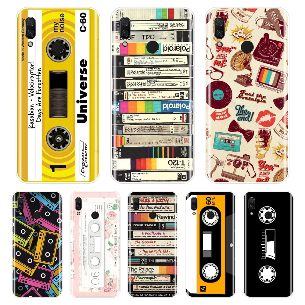 

Retro Cassette Phone Case Silicone For Huawei Nova 3 3i 3E 2i 2 Lite Plus Soft Back Cover For Huawei Nova Smart Lite 2017 Case