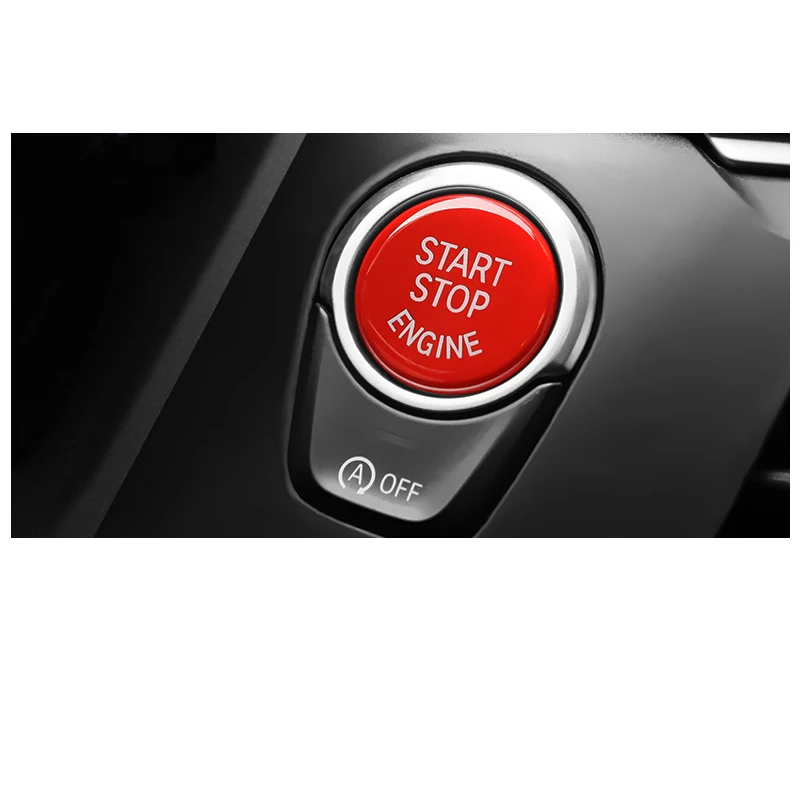 

Lsrtw2017 Plastic Car Start Engine Button Sticker for Bmw X3 X4 X5 X7 2016 2017 2018 2019 2020