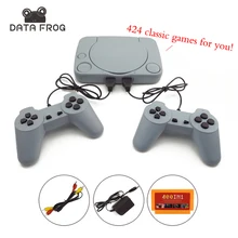 8 Bit Classic Video Game Console With 424 Games Support AV Out Put Family TV Video Game With Dual Controller