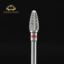 Электрический Фрезер для ногтей, фрезер для сверла твердосплавные для ногтей бит Фрезер для маникюра и педикюра, фрезер аппарат для маникюра, нержавеющая сталь ногтей бит
