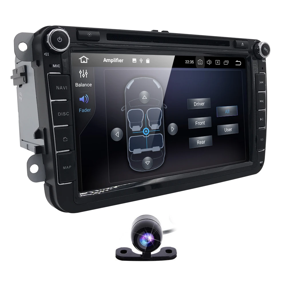 Clearance OctaCore Double 2Din Android 8.0 Car DVD Player Radio for VW passat b6 b5 cc skoda octavia 2 Polo Golf 5 superb Jetta vw T5 navi 1