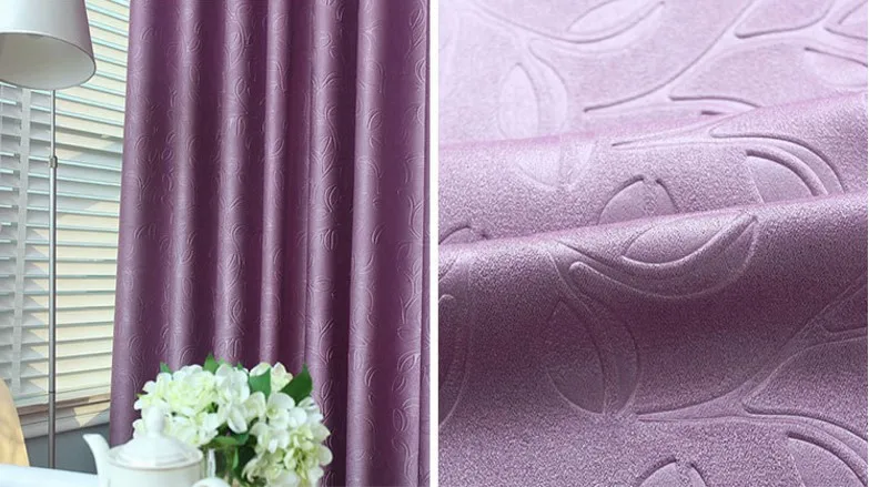 

Morden Purple pearl velvet curtains for living room blackout curtains for bedroom cortinas para sala de estar