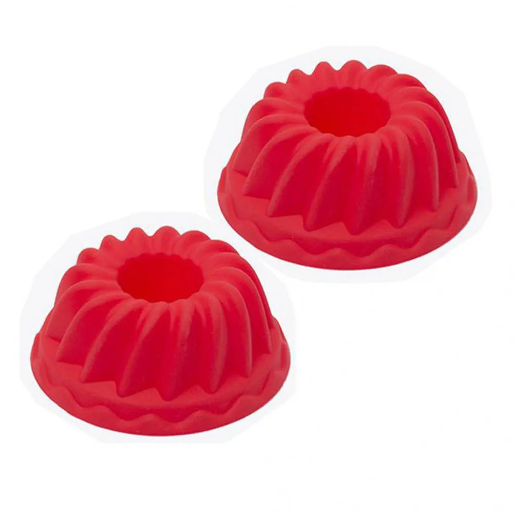 

2 Pcs DIY Reusable Spiral Ring Cooking Silicone Mold Silicone Spiral Pattern Bakeware Kitchen Bread Cake Decorate Tool