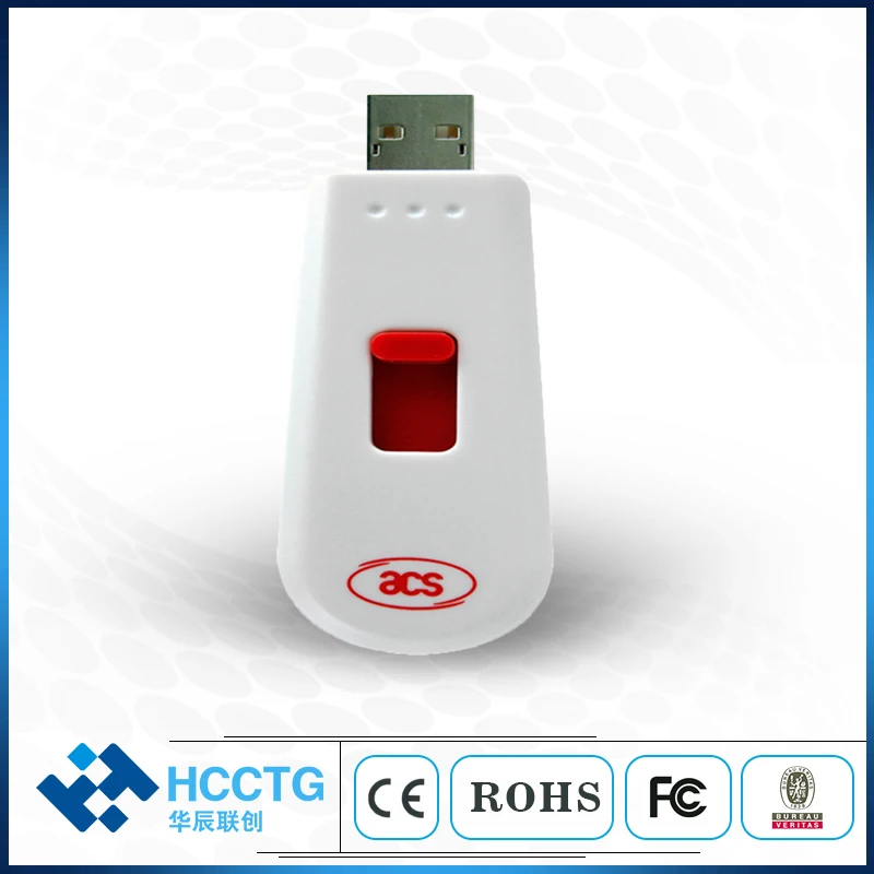 

Pocket Contactless 13.56mhz RFID NFC card reader card skimmer reader writer ACR122T CCID Standard