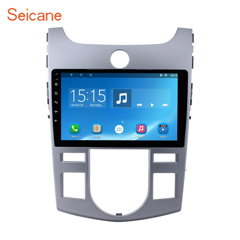 

Seicane Android 8.1 9" 2DIN GPS System HD Touchscreen bluetooth FM Car Radio for 2008 2009 2010 2011 2012 KIA Forte AT with WIFI