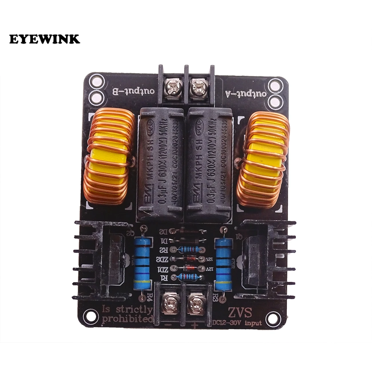 Kit DC 20A 1000W ZVS Low Voltage Induction Heating Board Module Flyback