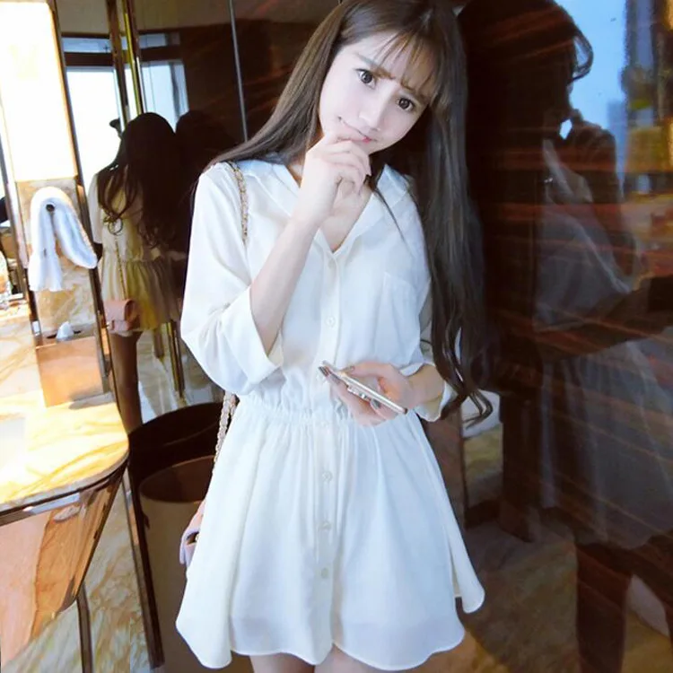 Женское летнее сексуальное платье в Корейском стиле, уличная Белая Мини-Платье, элегантное облегающее пляжное офисное платье, женская одежда - Цвет: Белый