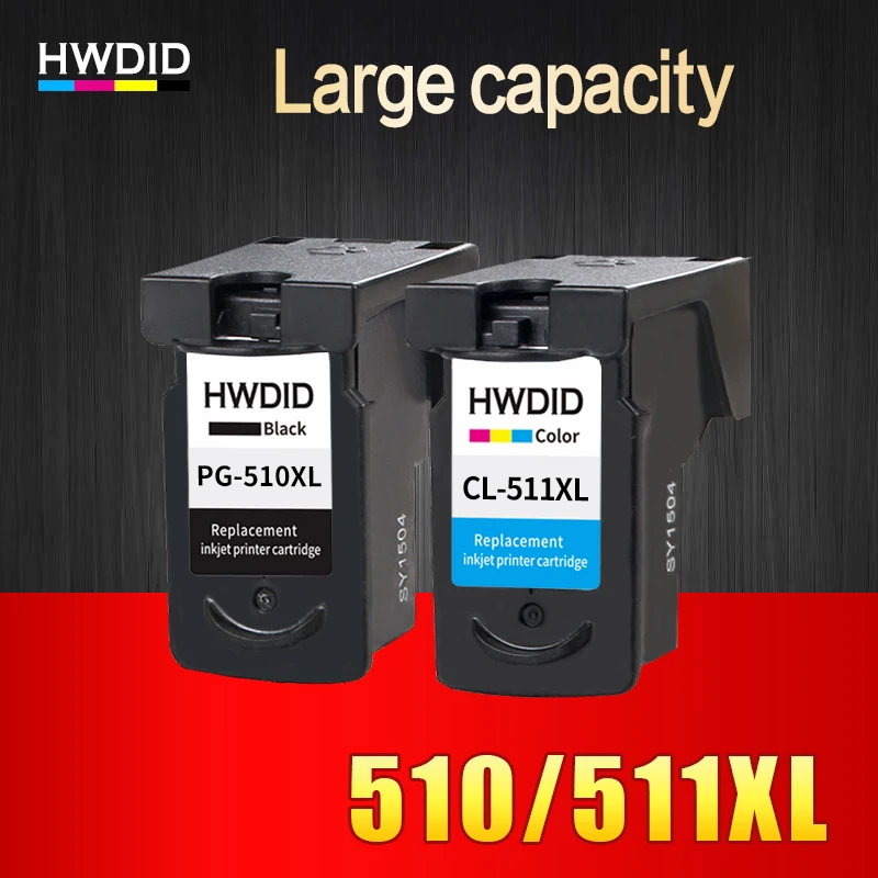 HWDID PG/pg510 CL/cl511 совместимый чернильный картридж PG 510 CL 511 для Canon Pixma IP2700 MP240 MP250 MP260 MP270 MP280/480 принтер