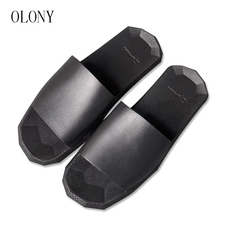 

Slippers Men's Summer Home Fashion Men's New Non-slip Slippers Geometric Soles Couples Sandals And Slippers