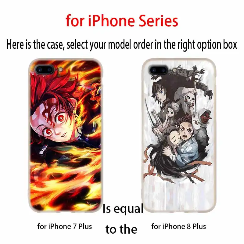 Demon Slayer Kimetsu no Yaiba чехол силиконовый мягкий для iPhone X 11 Pro XS Max XR 6 7 8 Plus 5 4 S чехол для телефона s Etui