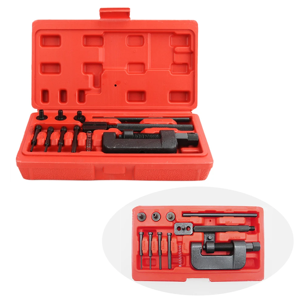 

Manual Timing Practical For Motorcycle Disassembly Splitter Riveting Dechainer Remove Tool Chain Breaker Set Cut Link Bike