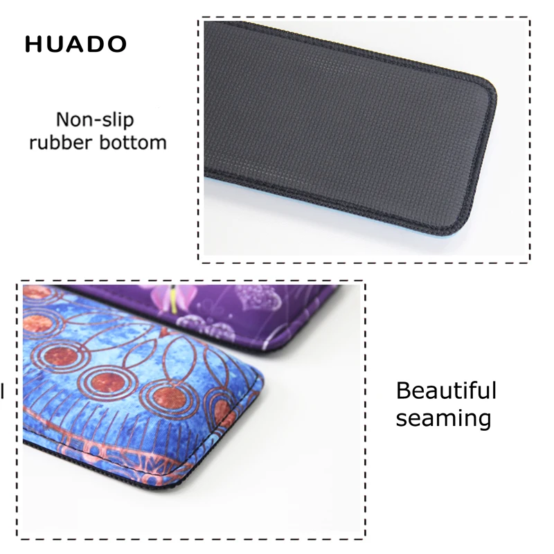  Keyboard Wrist Rest Pad/Mouse Wrist Rest Memory Foam Superfine Fibre Support for Office/ Computer/ 