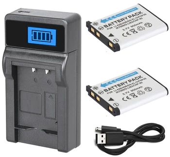 

Battery (2-Pack) + Charger For Olympus X560WP, X600, X730, X785, X790, X795, X800, X835, X845, X855, X875, X960 Digital Camera