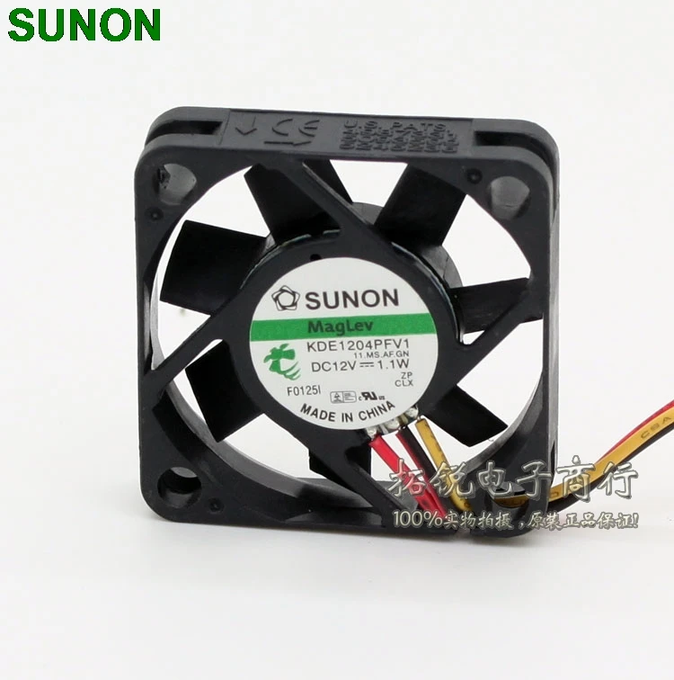 Кулеры с 3 проводным переключателем вентилятора для Sunon maglion KDE1204PFV1 4010 40 мм DC 12 В 1