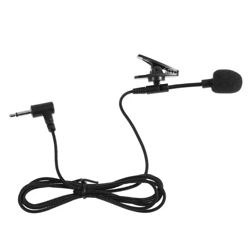 

Mini Portable Wired Microphone 3.5mm Jack Lavalier Clip-on Microphone for Lecture Teaching Speech Guide Loudspeaker