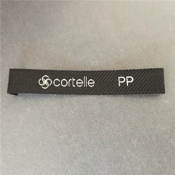 

Factory Price Customized Small Size in 1*7cm End Fold Garment Label Woven Label